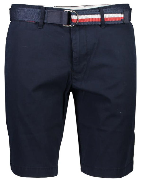 Bermuda Uomo MW17939 essential in lino e cotone Blu TOMMY HILFIGER- Francavilla Moda